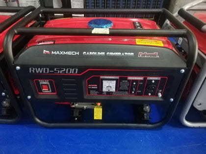 Maxmech 3Kva 100% Copper Manual Starter Petrol Generator  | RWD-5200M